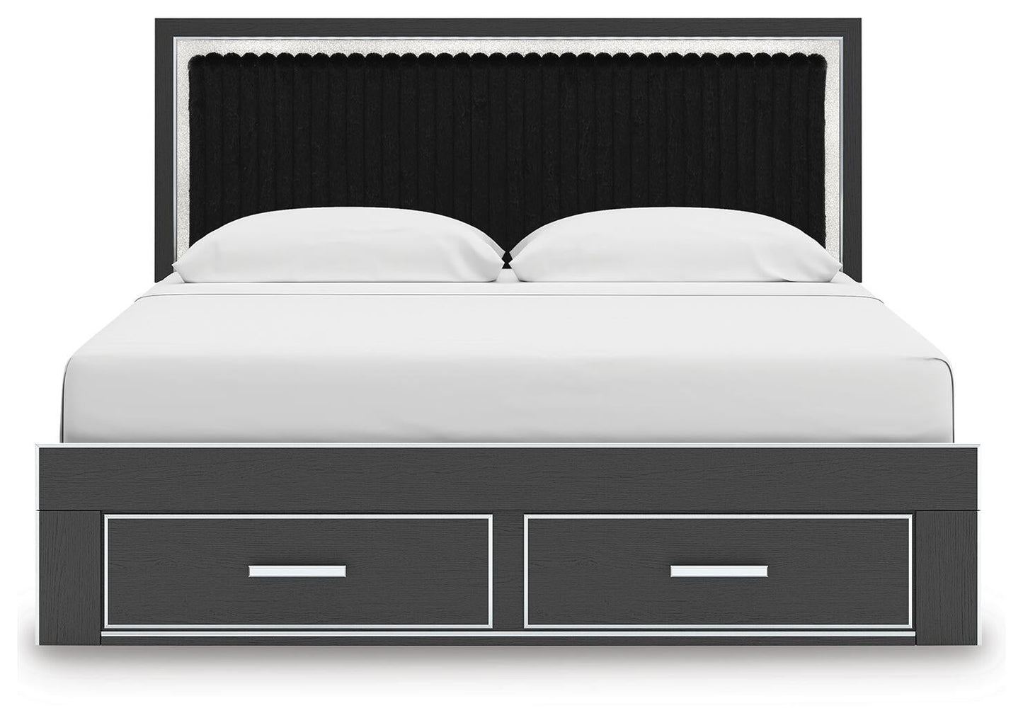 Zuraleus  Upholstered Panel Storage Bed Signature Design by Ashley®