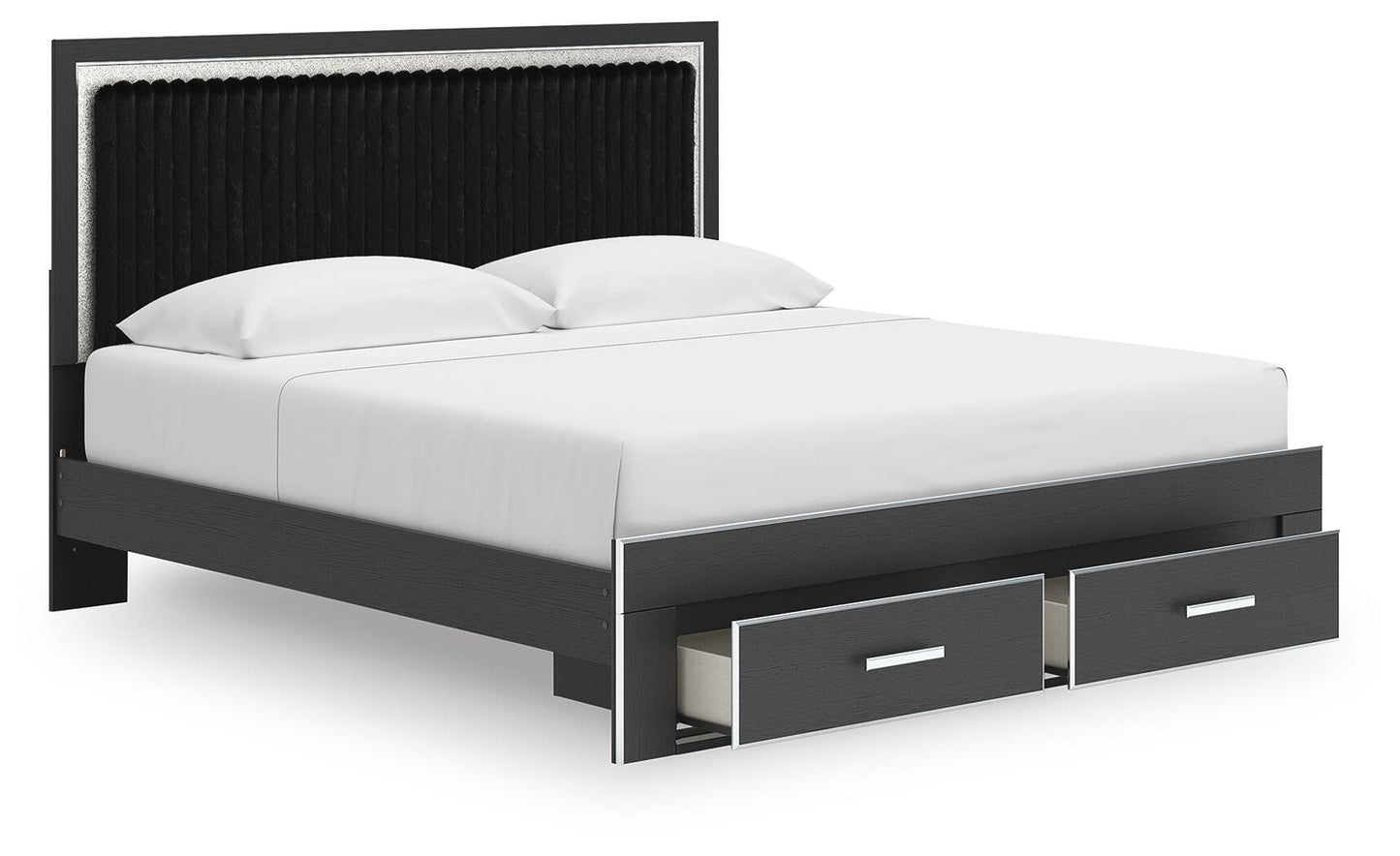 Zuraleus  Upholstered Panel Storage Bed Signature Design by Ashley®