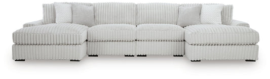 Stupendous 4-Piece Sectional with Double Chaise Signature Design by Ashley®