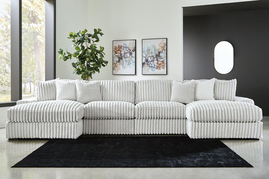Stupendous 4-Piece Sectional with Double Chaise Signature Design by Ashley®
