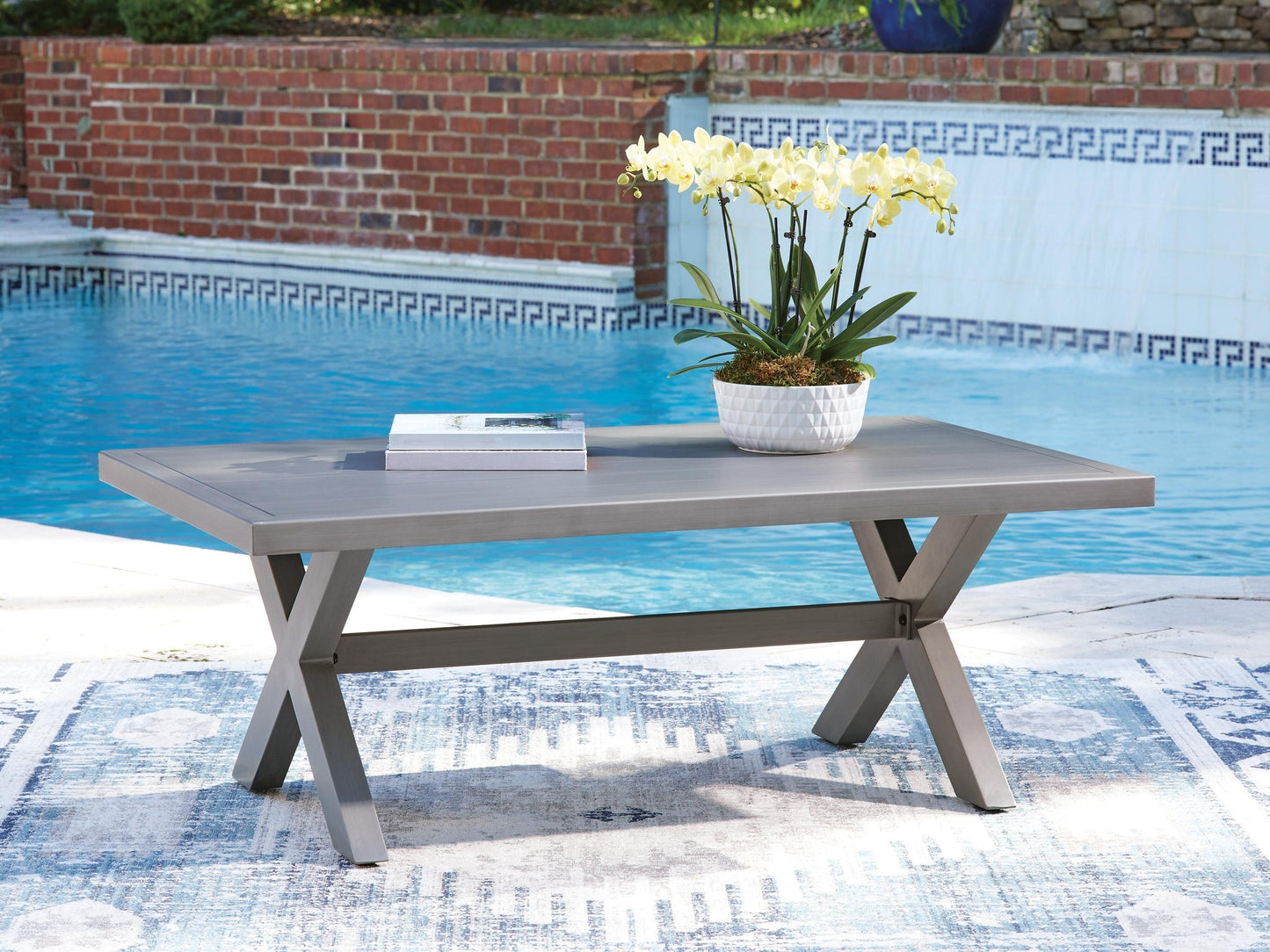Half Moon Beach Rectangular Cocktail Table Signature Design by Ashley®