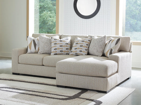 Laurelgrove 2-Piece Sectional Sofa Chaise Benchcraft®
