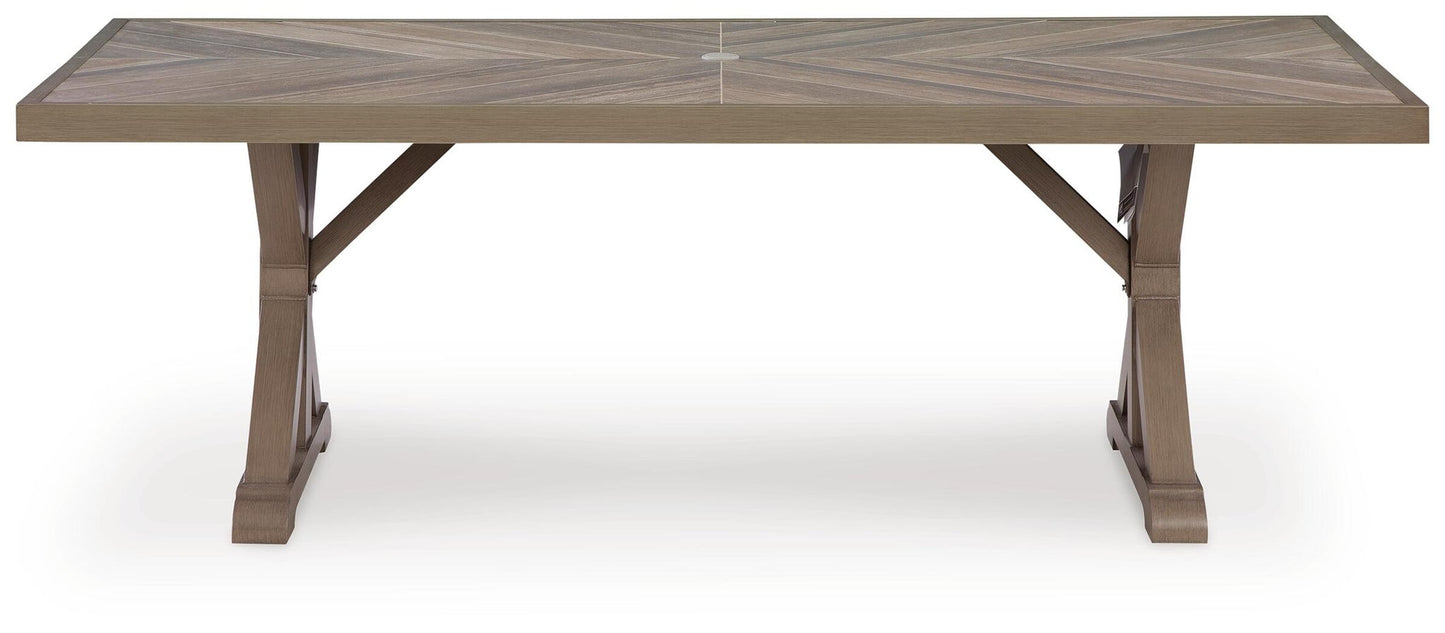 Laguna Heights RECT Dining Table w/UMB OPT Signature Design by Ashley®
