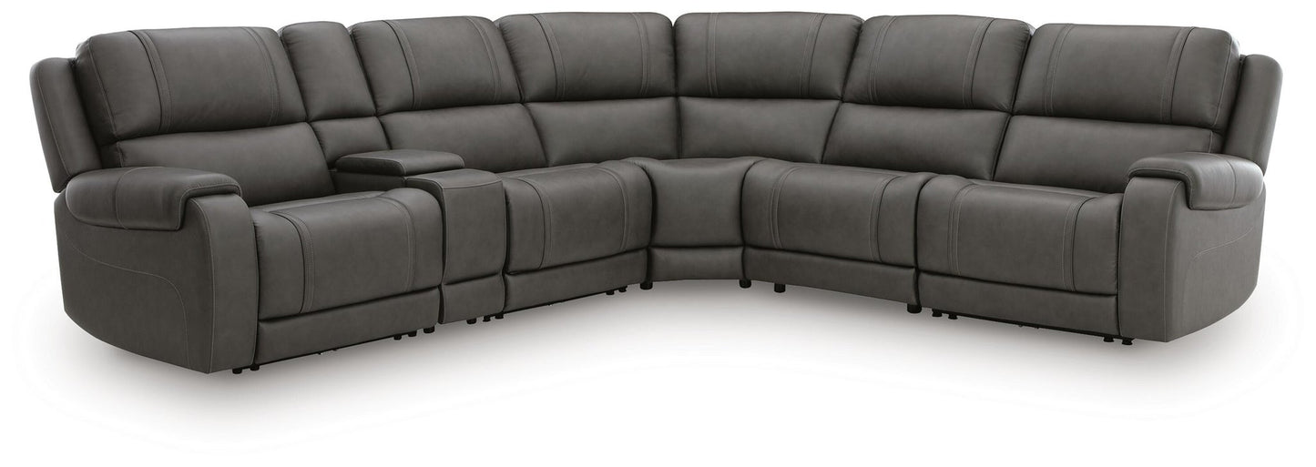 5Z - Pittson 6-Piece Power Reclining Sectional Signature Design by Ashley®