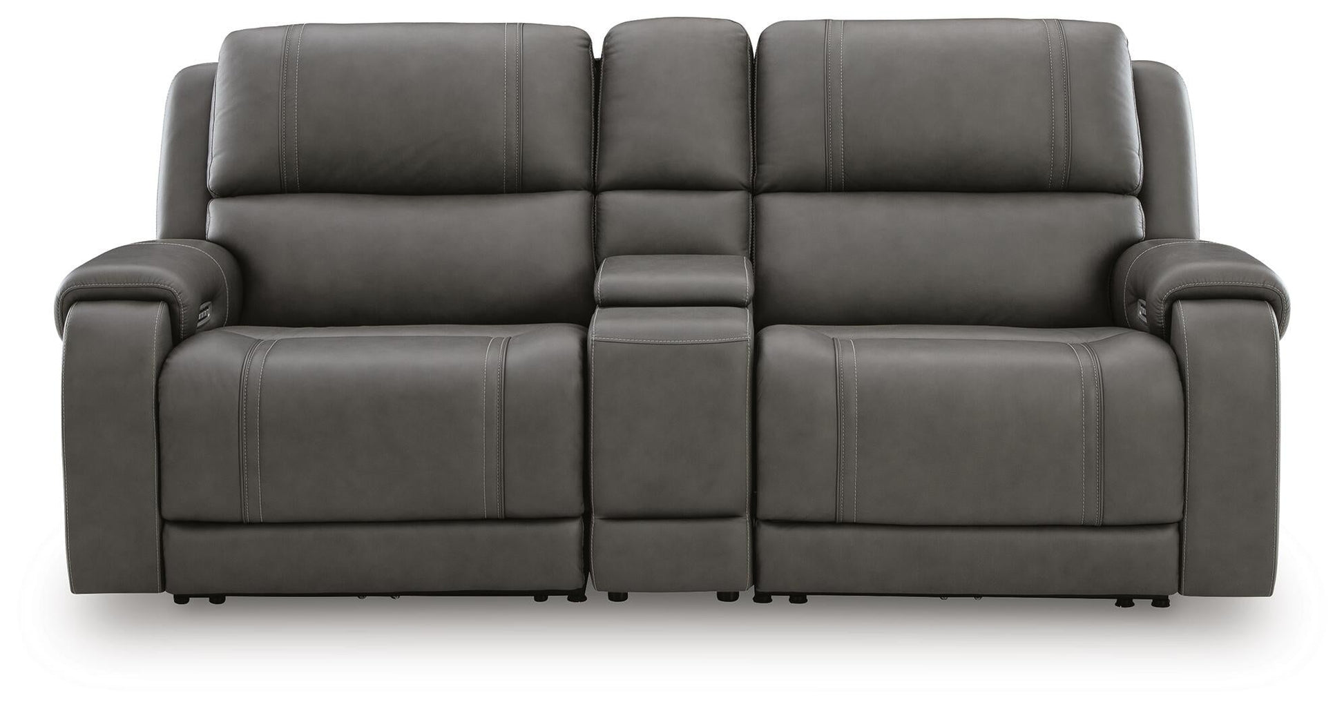 5Z - Pittson 3-Piece Power Reclining Sectional Loveseat with Console Signature Design by Ashley®