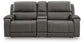 5Z - Pittson 3-Piece Power Reclining Sectional Loveseat with Console Signature Design by Ashley®