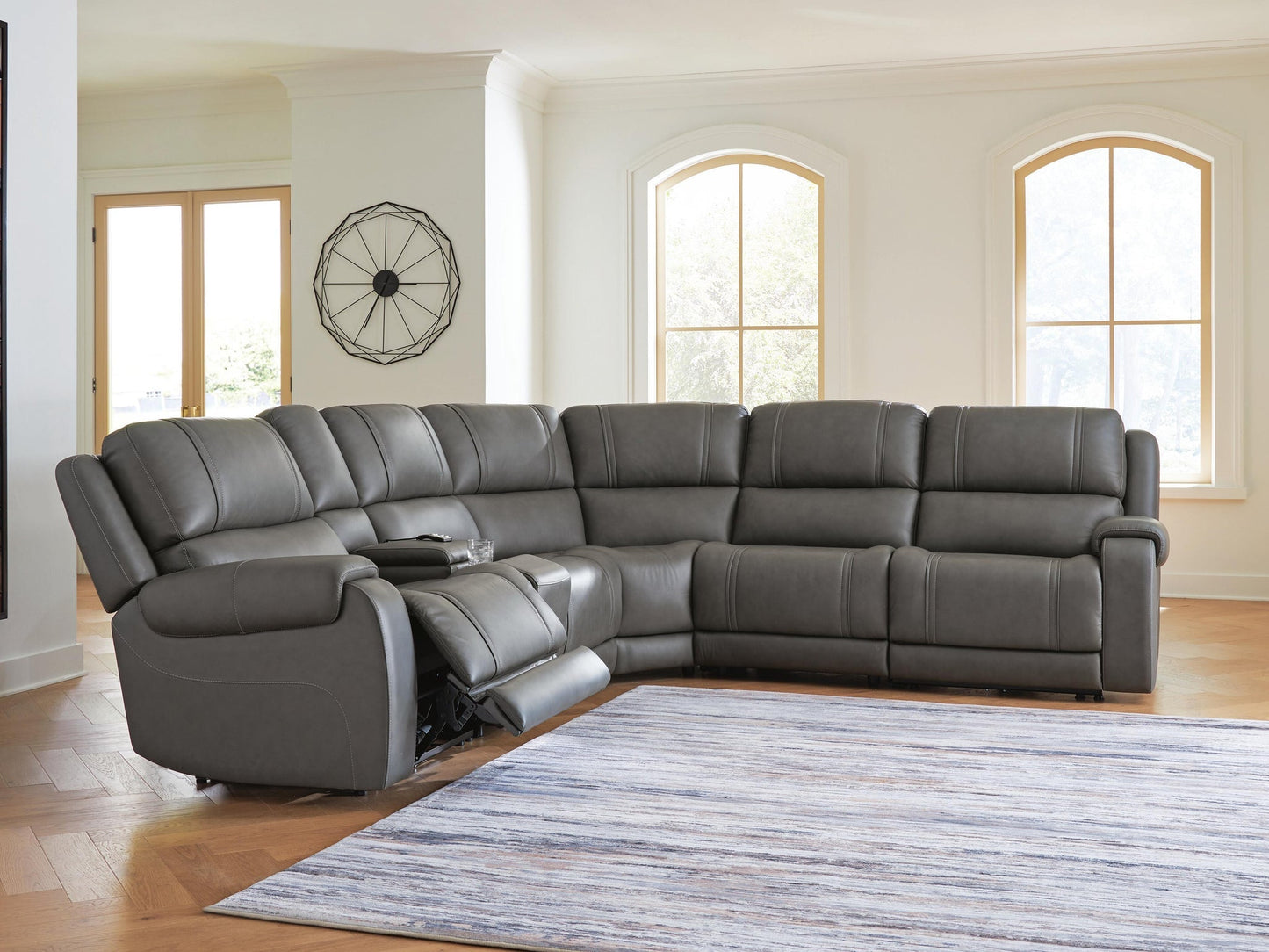 5Z - Pittson 6-Piece Power Reclining Sectional Signature Design by Ashley®