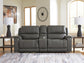 5Z - Pittson 3-Piece Power Reclining Sectional Loveseat with Console Signature Design by Ashley®