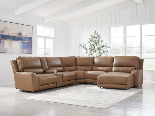 DeepWakes 6-Piece Power Reclining Sectional with Chaise Signature Design by Ashley®
