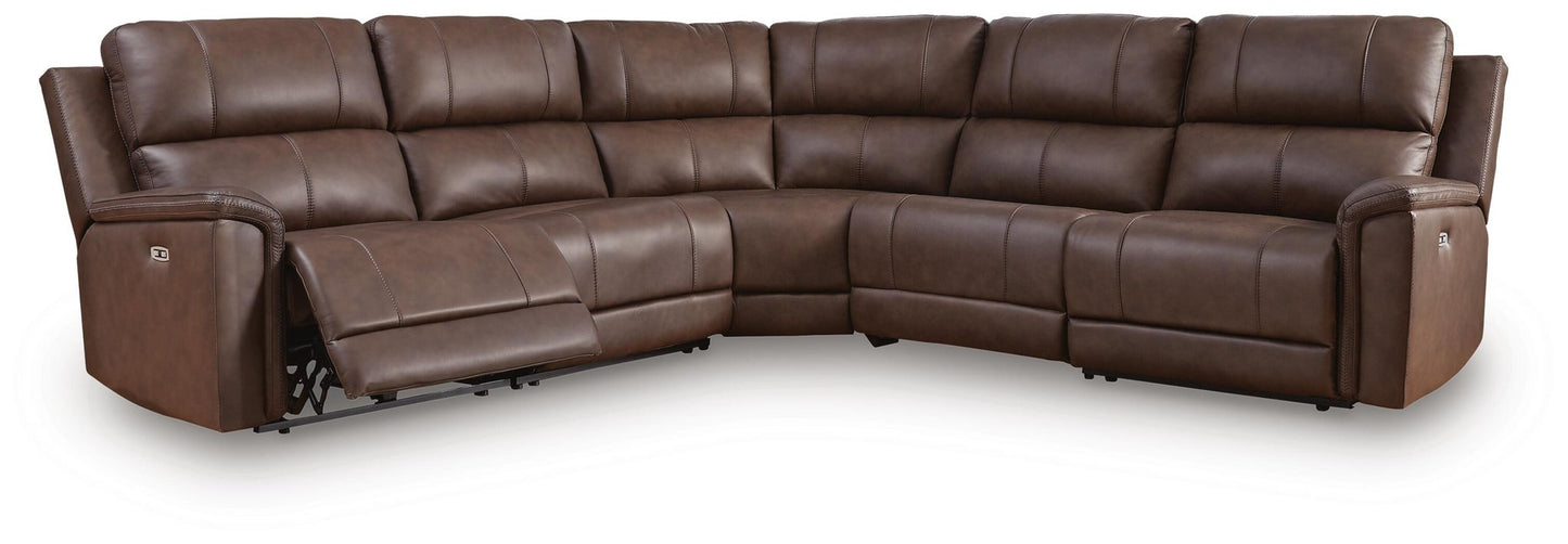 Bleckley 5-Piece Power Reclining Sectional Signature Design by Ashley®