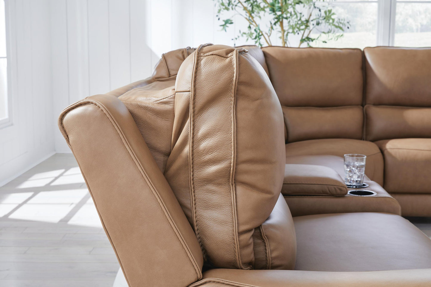 DeepWakes 6-Piece Reclining Sectional with Storage Console Signature Design by Ashley®