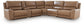 DeepWakes 6-Piece Reclining Sectional with Storage Console Signature Design by Ashley®