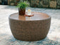Double Point Round Cocktail Table Signature Design by Ashley®