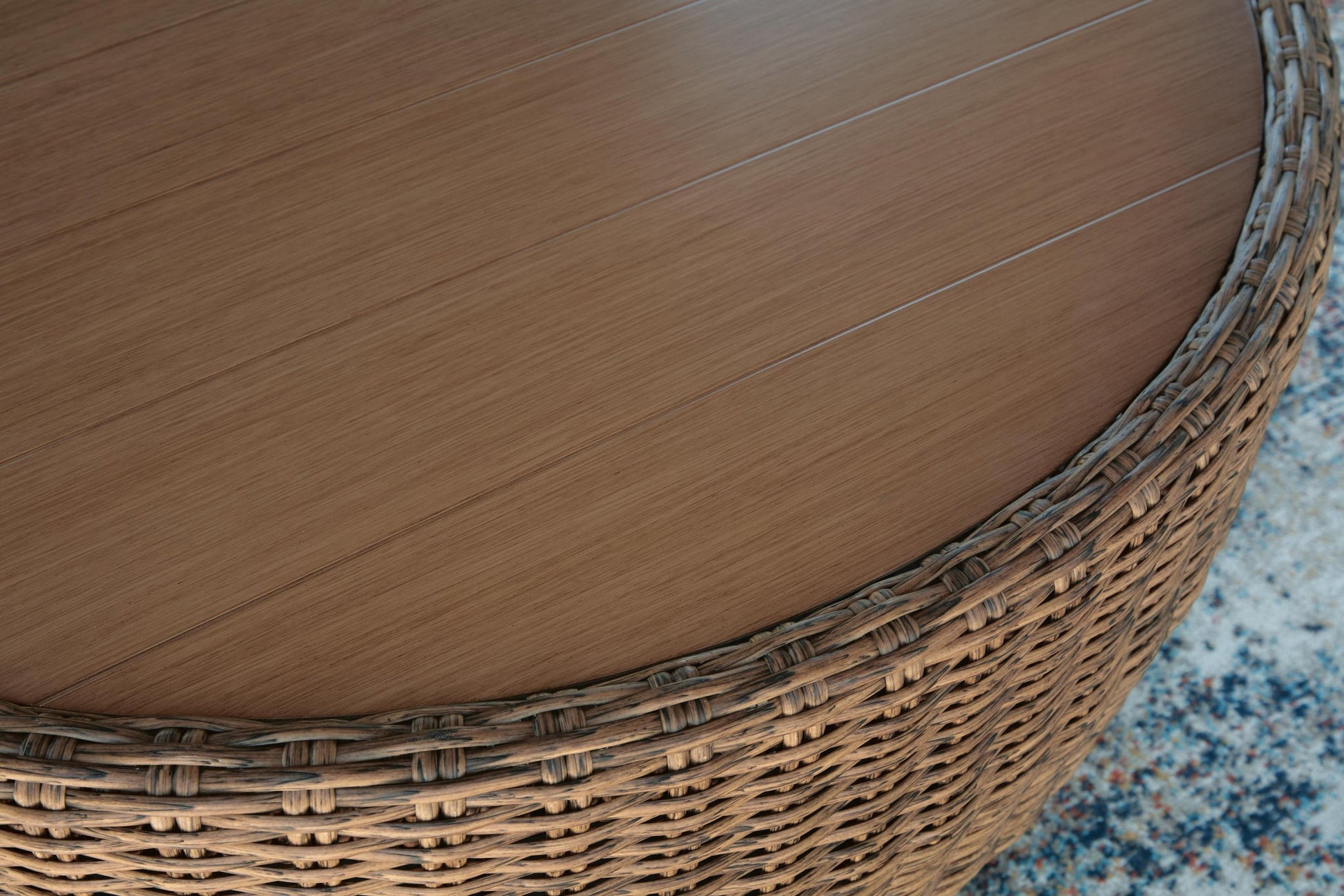 Double Point Round Cocktail Table Signature Design by Ashley®