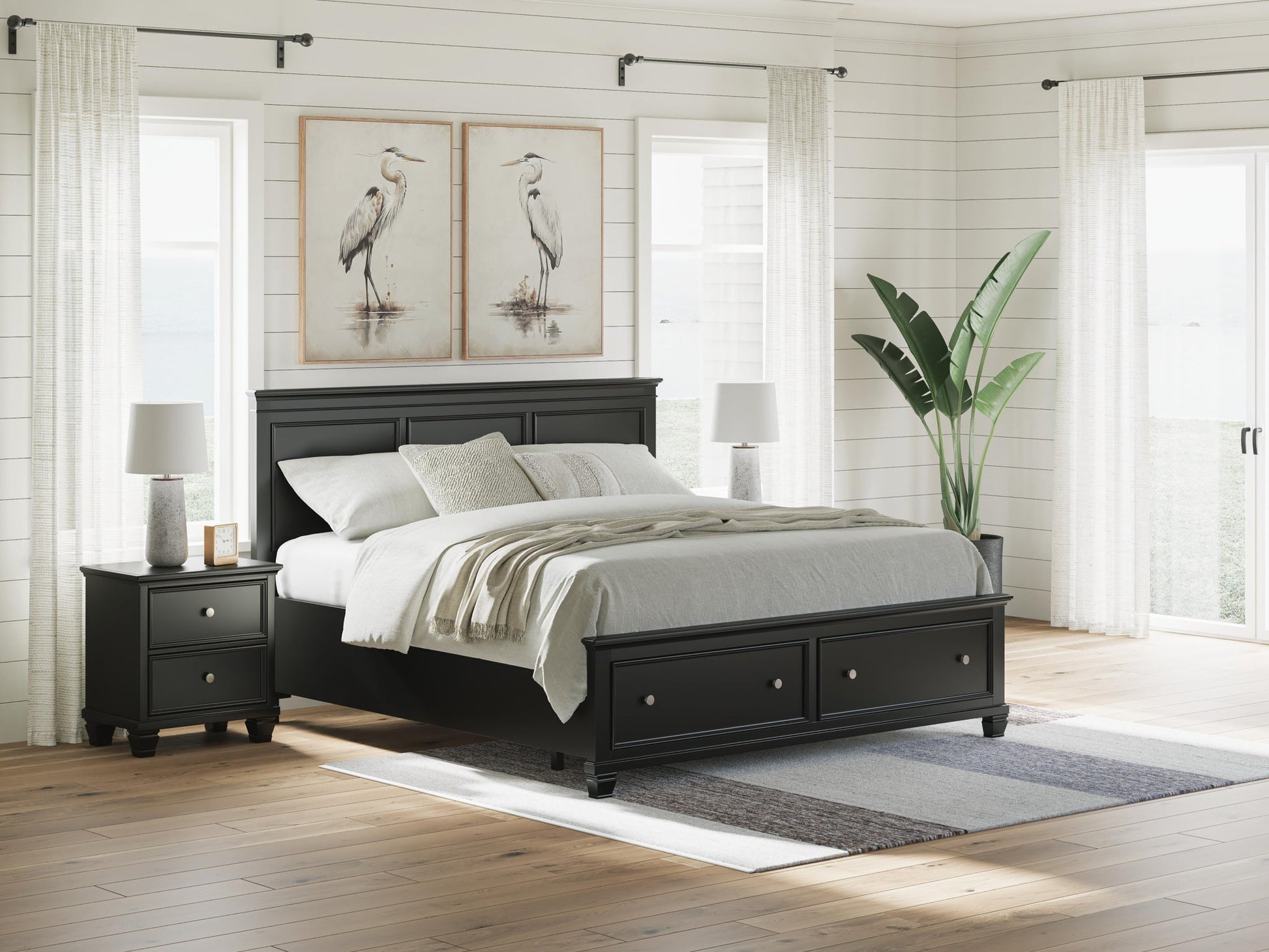 Lanolee  Panel Storage Bed Signature Design by Ashley®