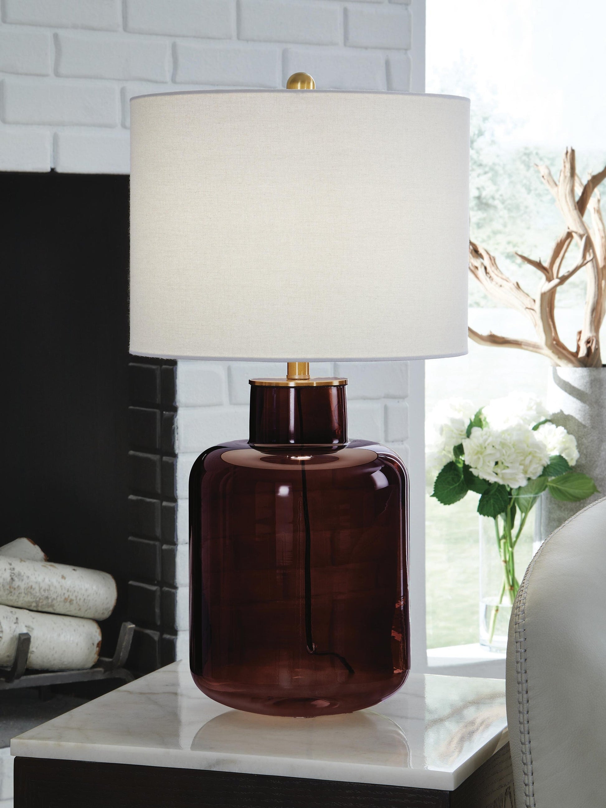 Mette Glass Table Lamp (1/CN) Signature Design by Ashley®