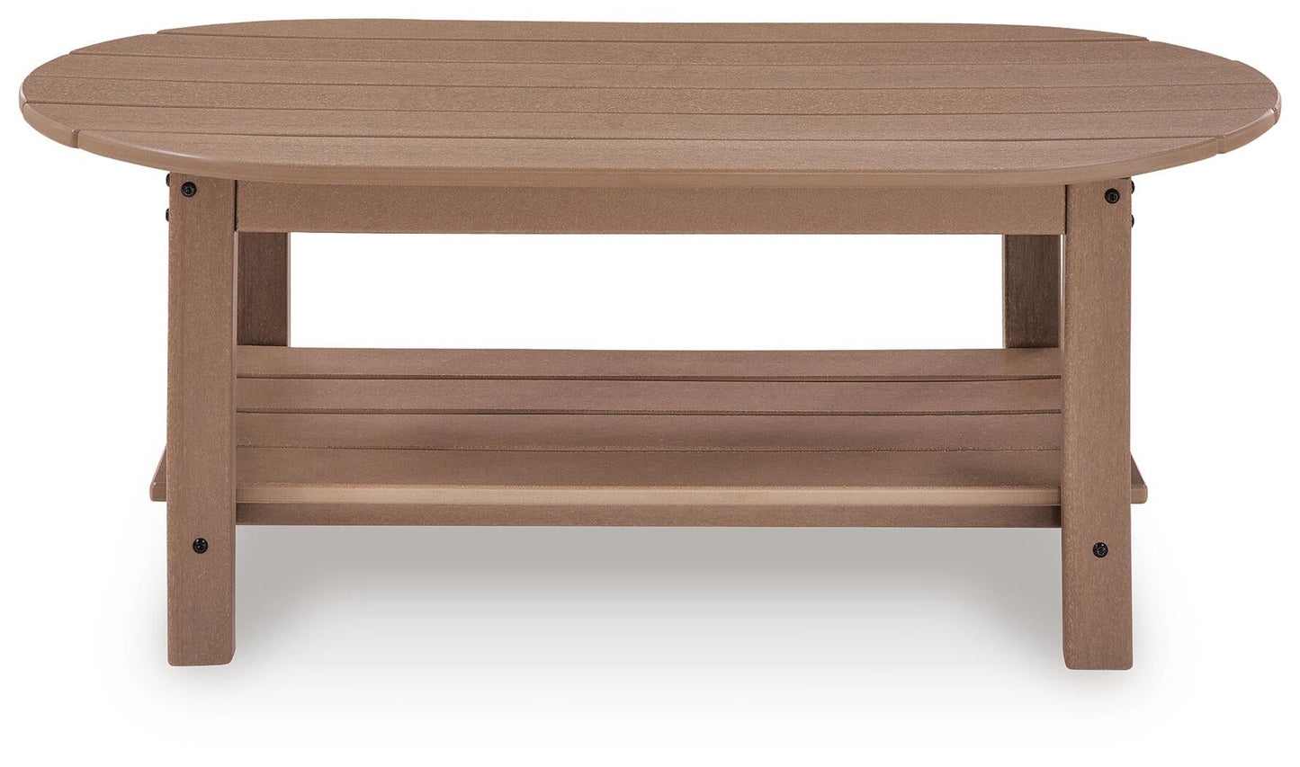 Grover Beach Oval Cocktail Table Signature Design by Ashley®