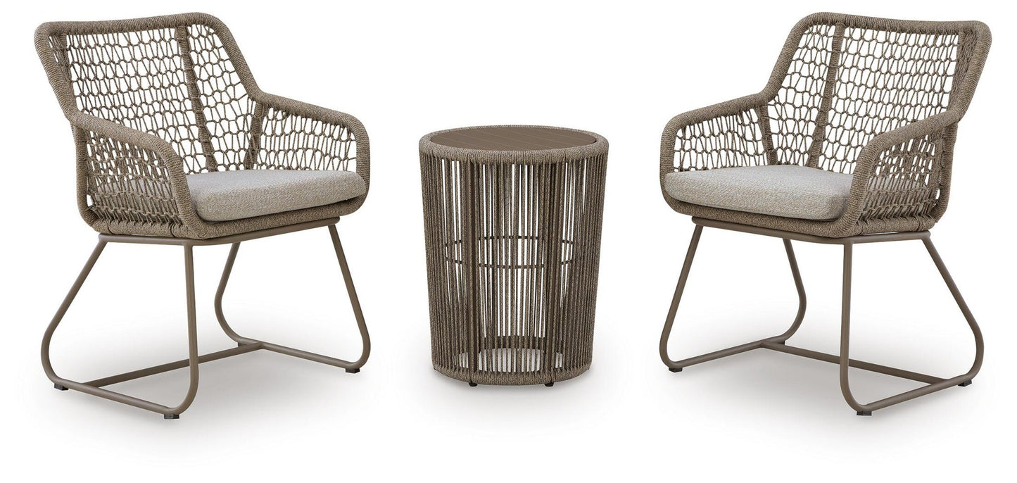 Majors Beach Chairs w/CUSH/Table Set (3/CN) Signature Design by Ashley®