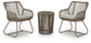 Majors Beach Chairs w/CUSH/Table Set (3/CN) Signature Design by Ashley®