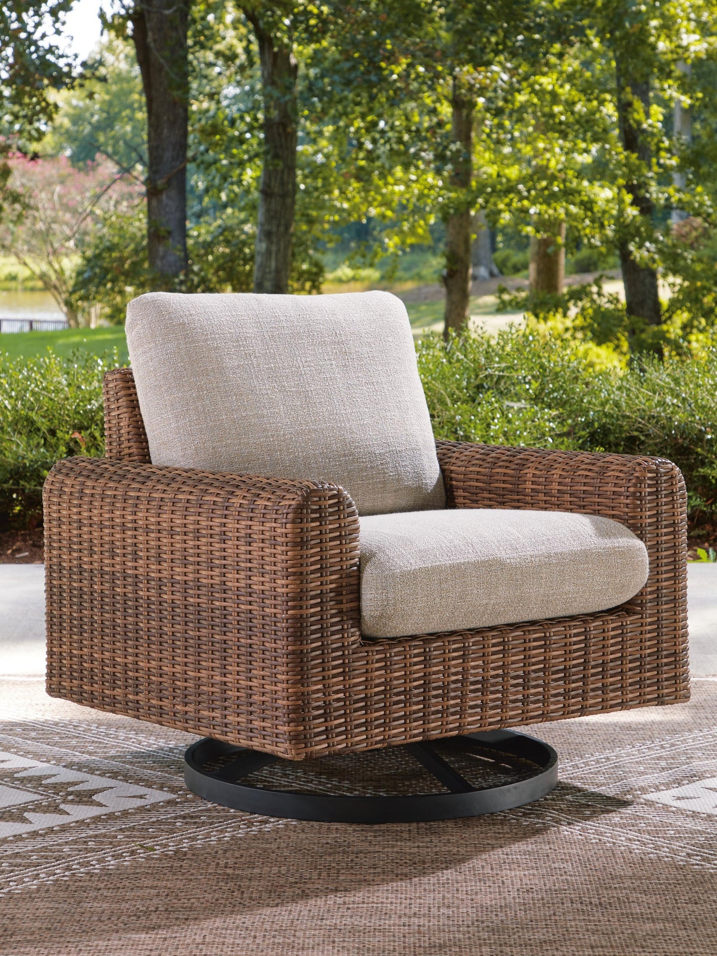 Dolan Creek Swivel Lounge w/ Cushion Signature Design by Ashley®