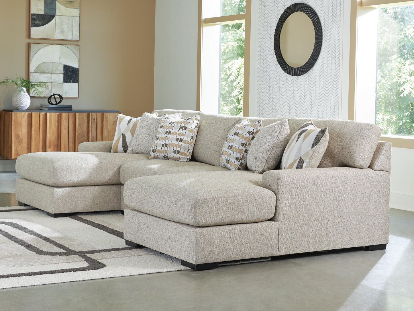 Laurelgrove 3-Piece Double Chaise Sectional Benchcraft®