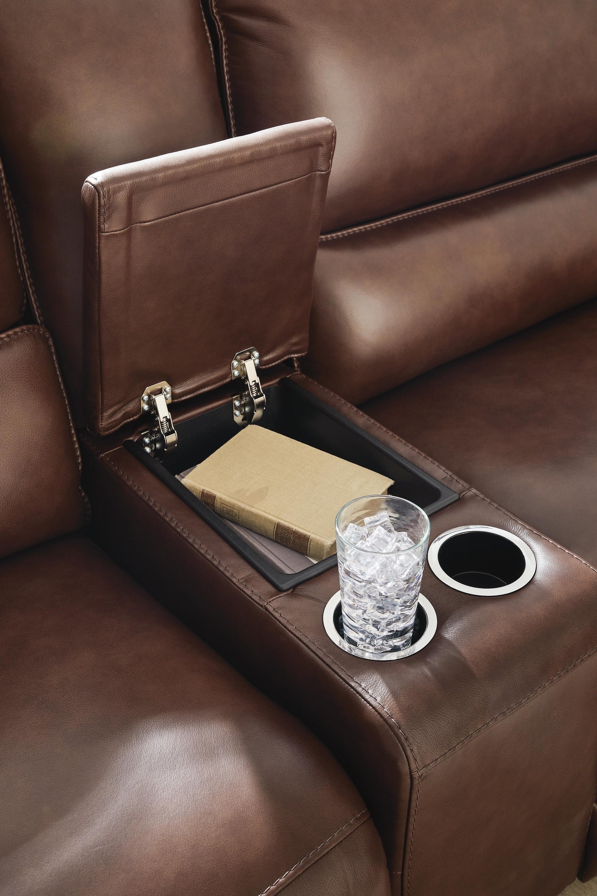 DeepWakes 6-Piece Reclining Sectional with Storage Console Signature Design by Ashley®