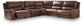 DeepWakes 6-Piece Reclining Sectional with Storage Console Signature Design by Ashley®