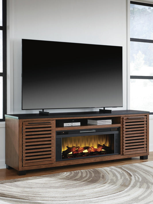 Kallari 84" TV Stand with Electric Fireplace Signature Design by Ashley®