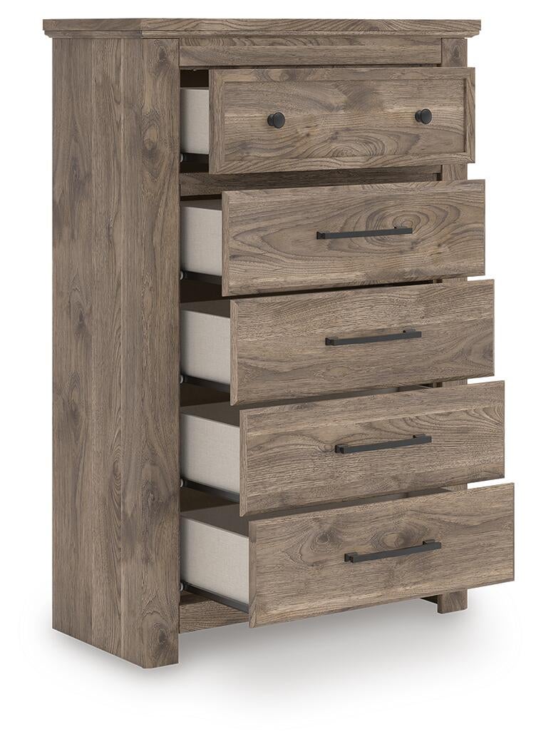 Rusticott Five Drawer Chest Signature Design by Ashley®