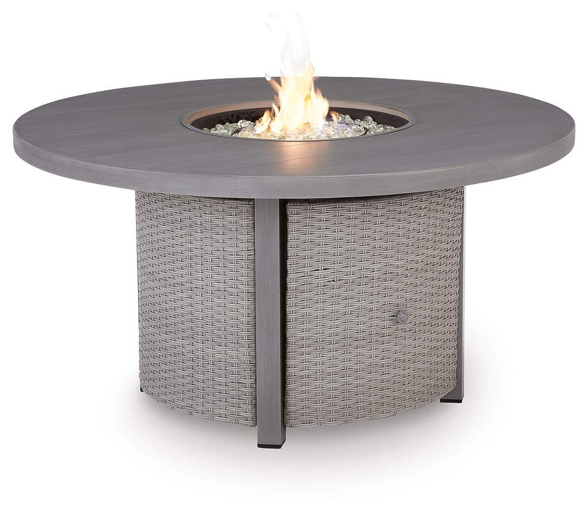 Half Moon Beach Round Fire Pit Table Signature Design by Ashley®