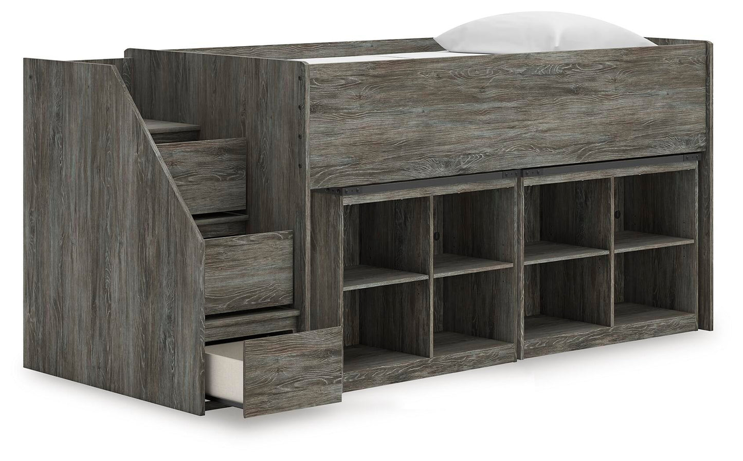 Frandern  Loft Bed With Bookcase Storage Signature Design by Ashley®