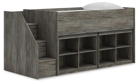 Frandern  Loft Bed With Bookcase Storage Signature Design by Ashley®