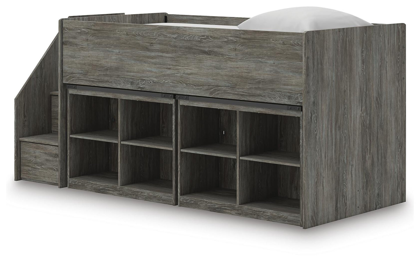 Frandern  Loft Bed With Bookcase Storage Signature Design by Ashley®