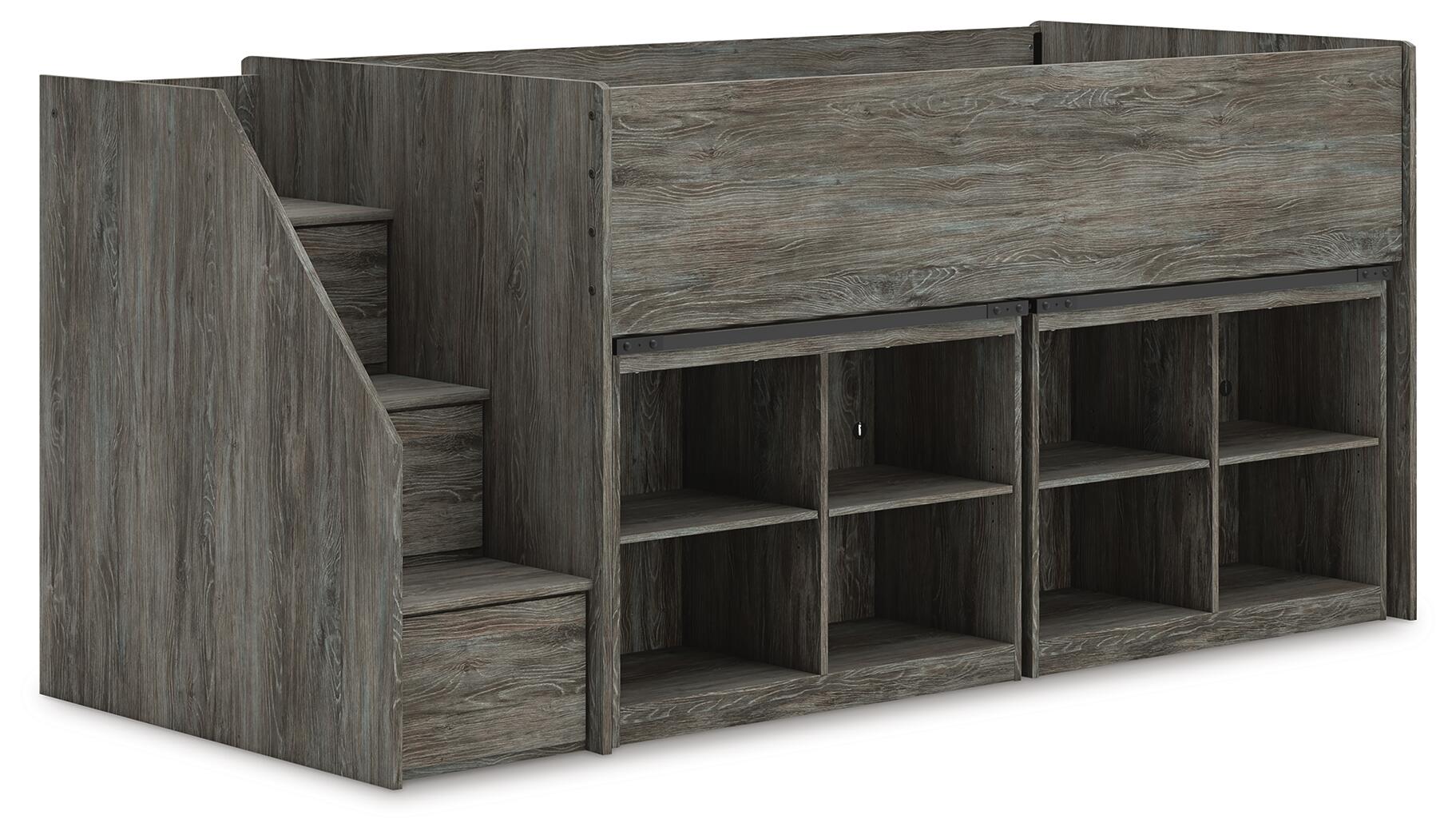 Frandern  Loft Bed With Bookcase Storage Signature Design by Ashley®