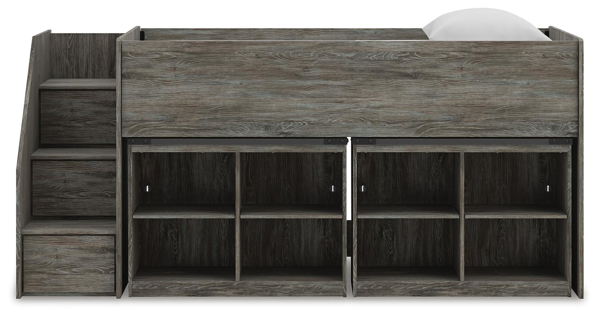 Frandern  Loft Bed With Bookcase Storage Signature Design by Ashley®