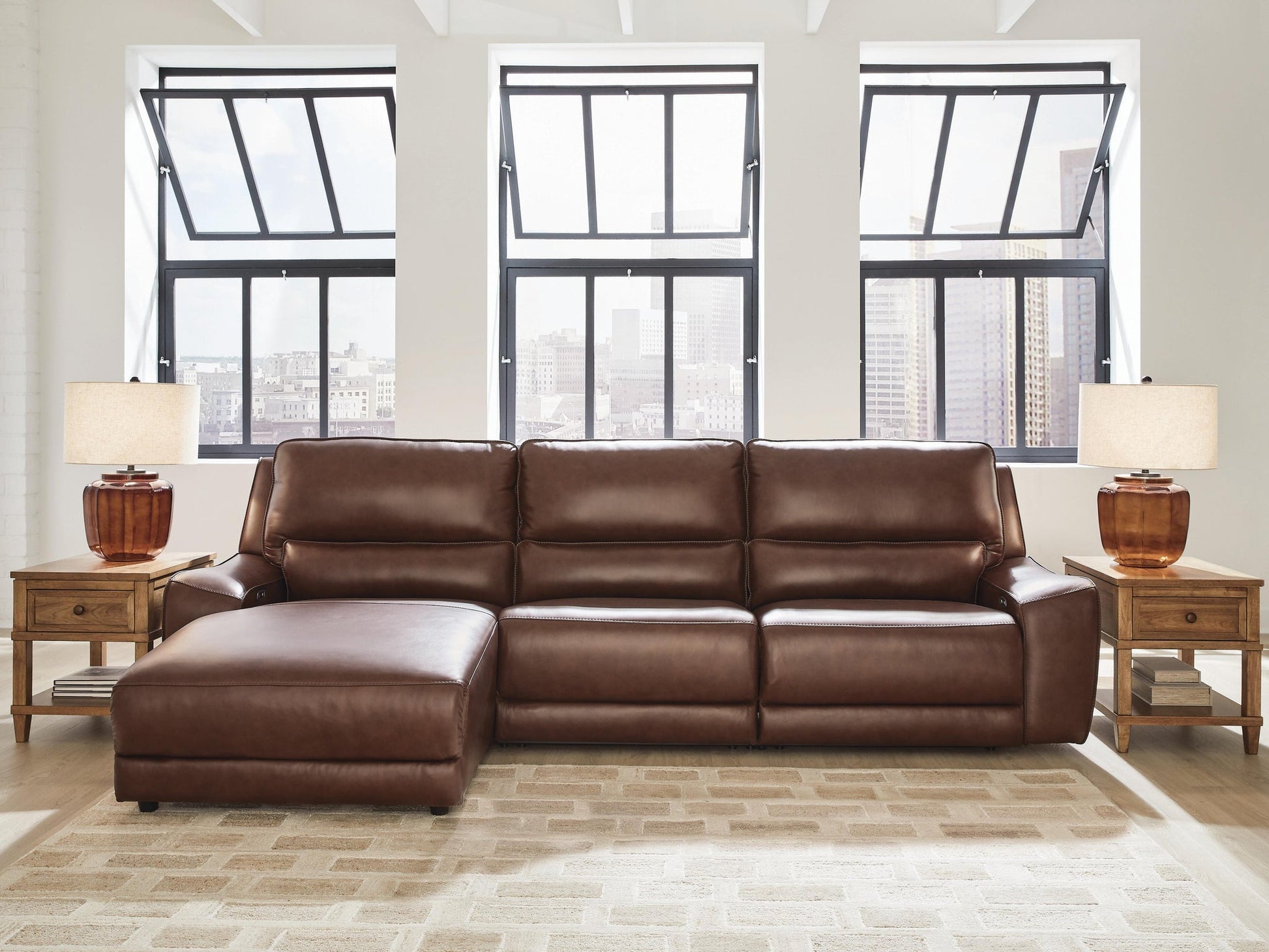 DeepWakes 3-Piece Reclining Sofa Chaise Signature Design by Ashley®