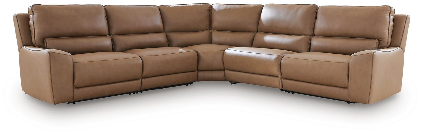 DeepWakes 5-Piece Power Reclining Sectional Signature Design by Ashley®