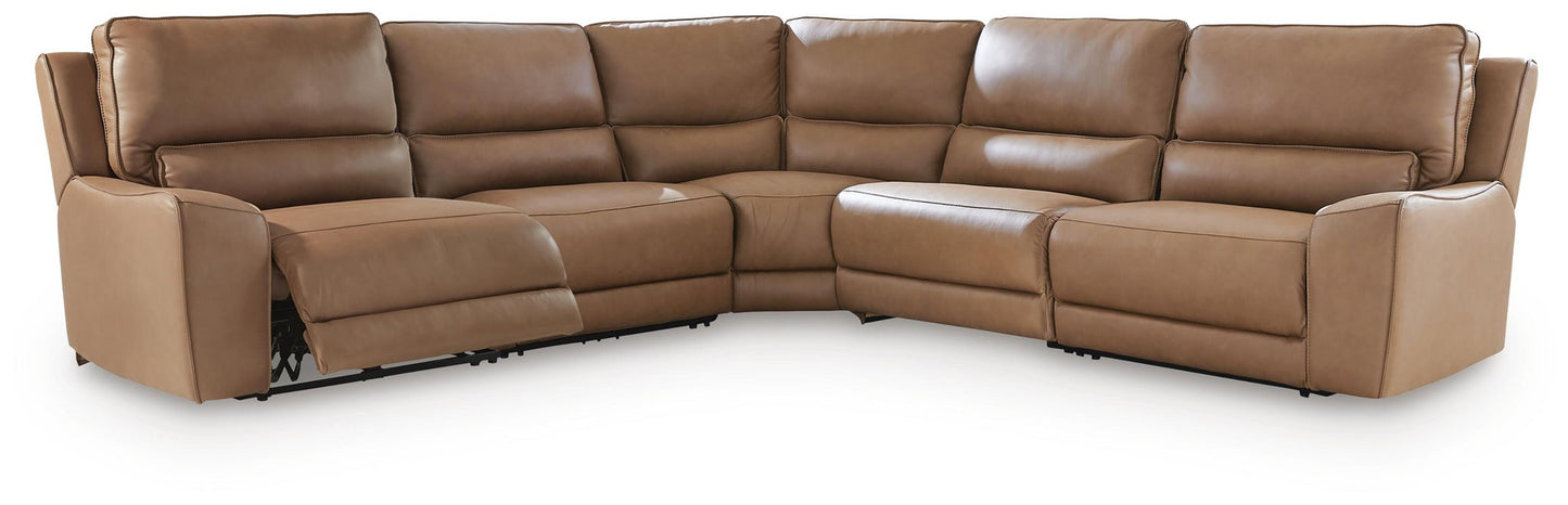 DeepWakes 5-Piece Power Reclining Sectional Signature Design by Ashley®