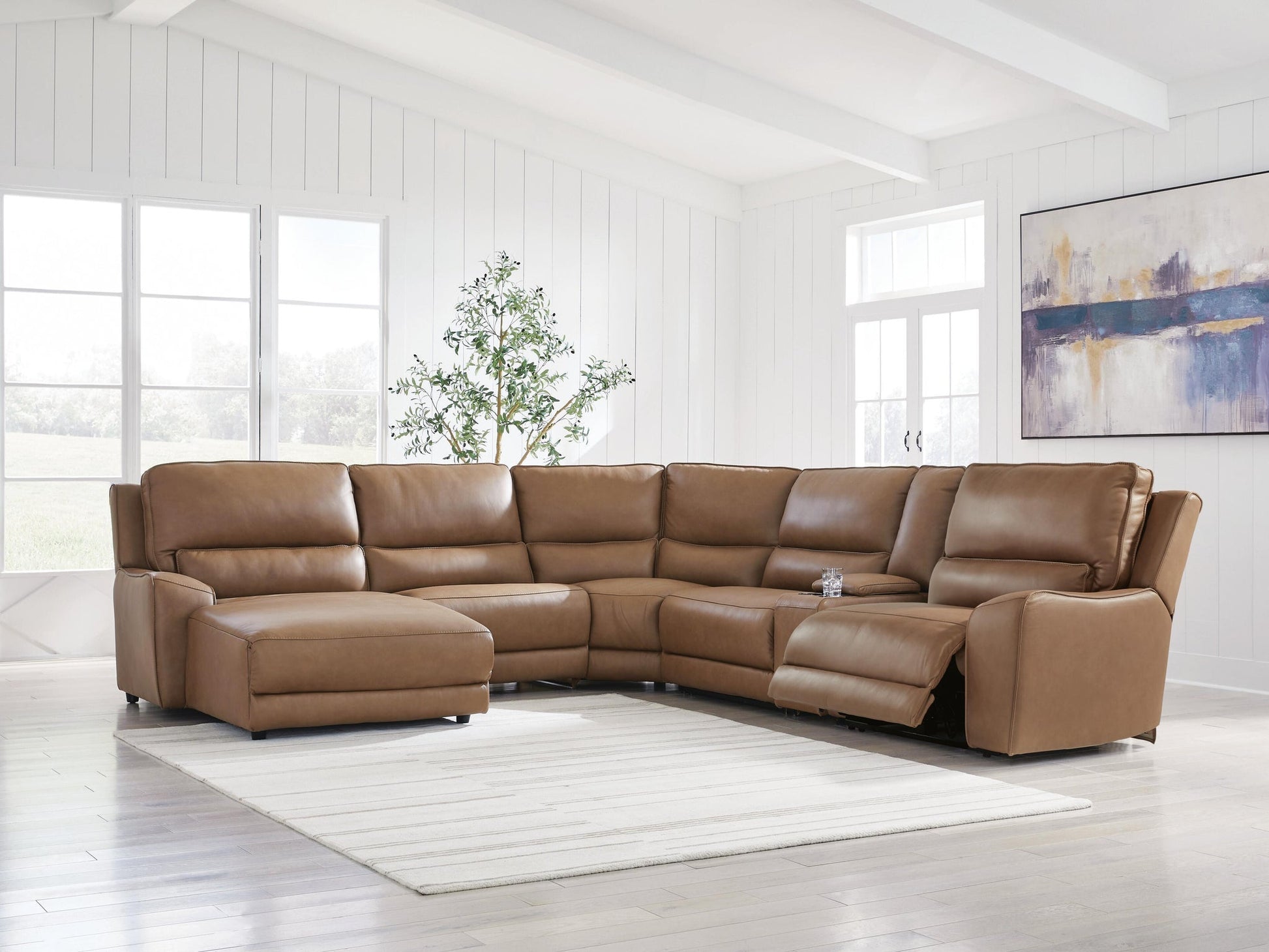 DeepWakes 6-Piece Power Reclining Sectional with Chaise Signature Design by Ashley®