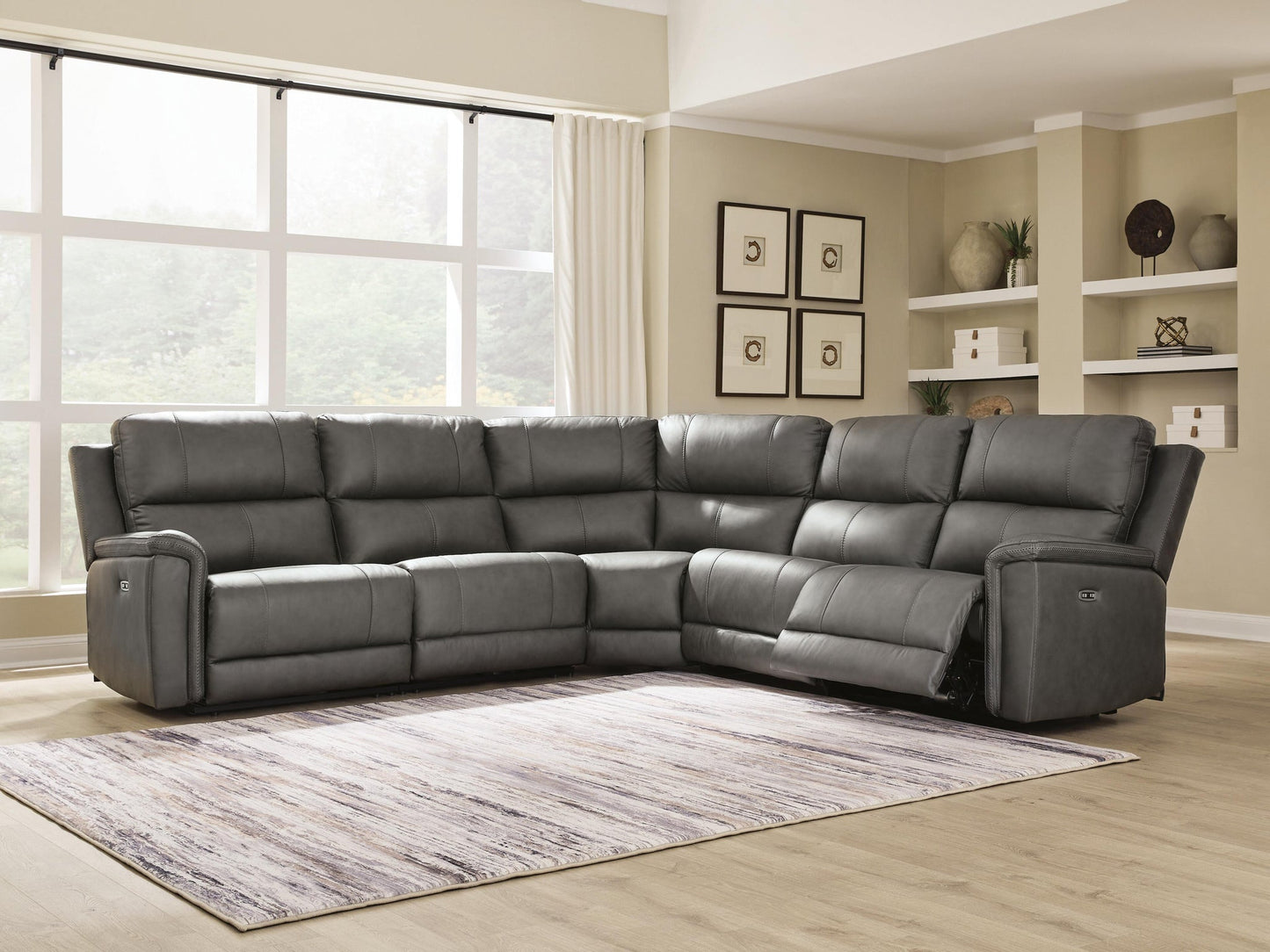 Bleckley 5-Piece Power Reclining Sectional Signature Design by Ashley®