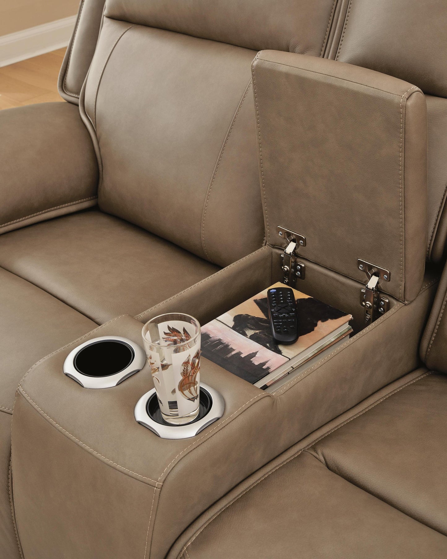 Glencroft PWR REC Loveseat/CON/ADJ HDRST Signature Design by Ashley®