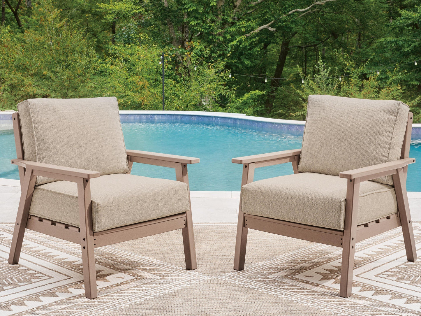 Grover Beach Lounge Chair w/Cushion (2/CN) Signature Design by Ashley®