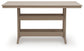 Seacliff Beach RECT COUNTER TABLE W/UMB OPT Signature Design by Ashley®