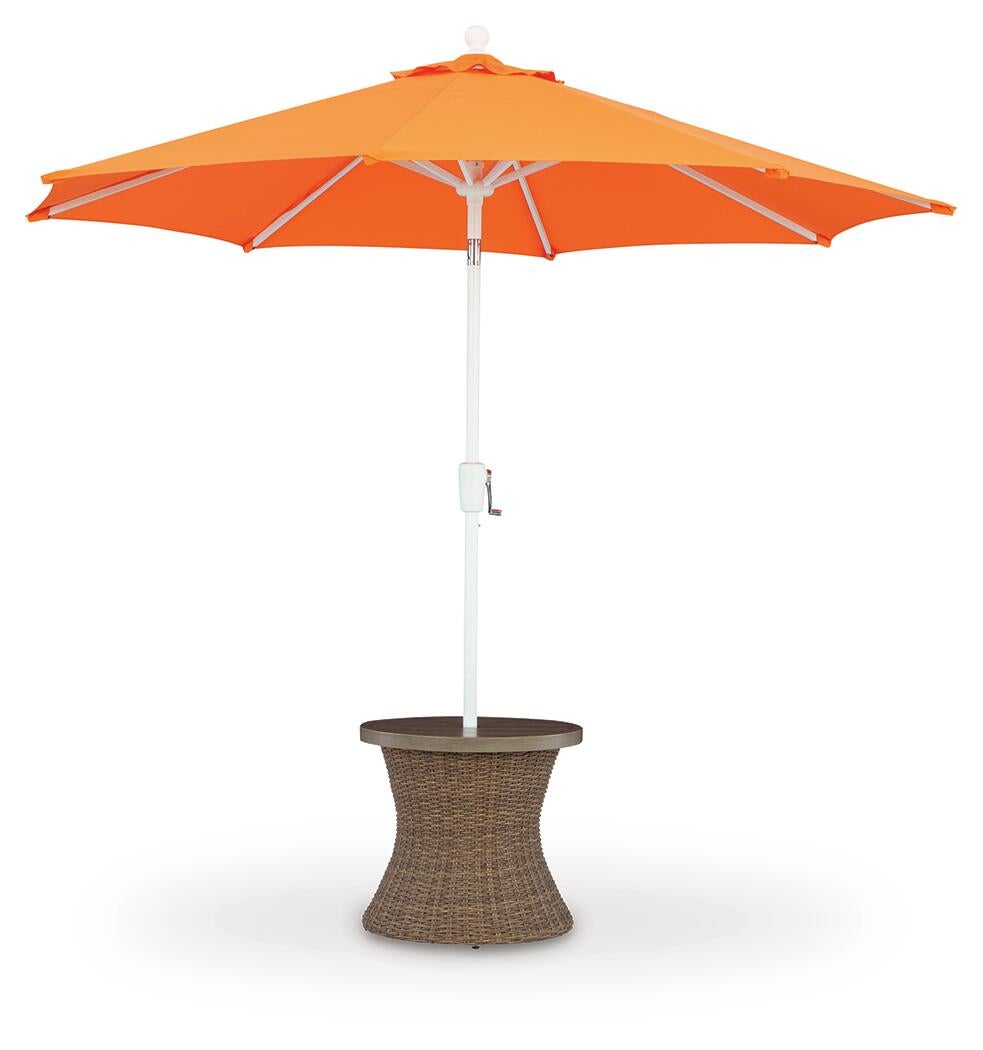 Laguna Heights Round End Table w/UMB OPT Signature Design by Ashley®