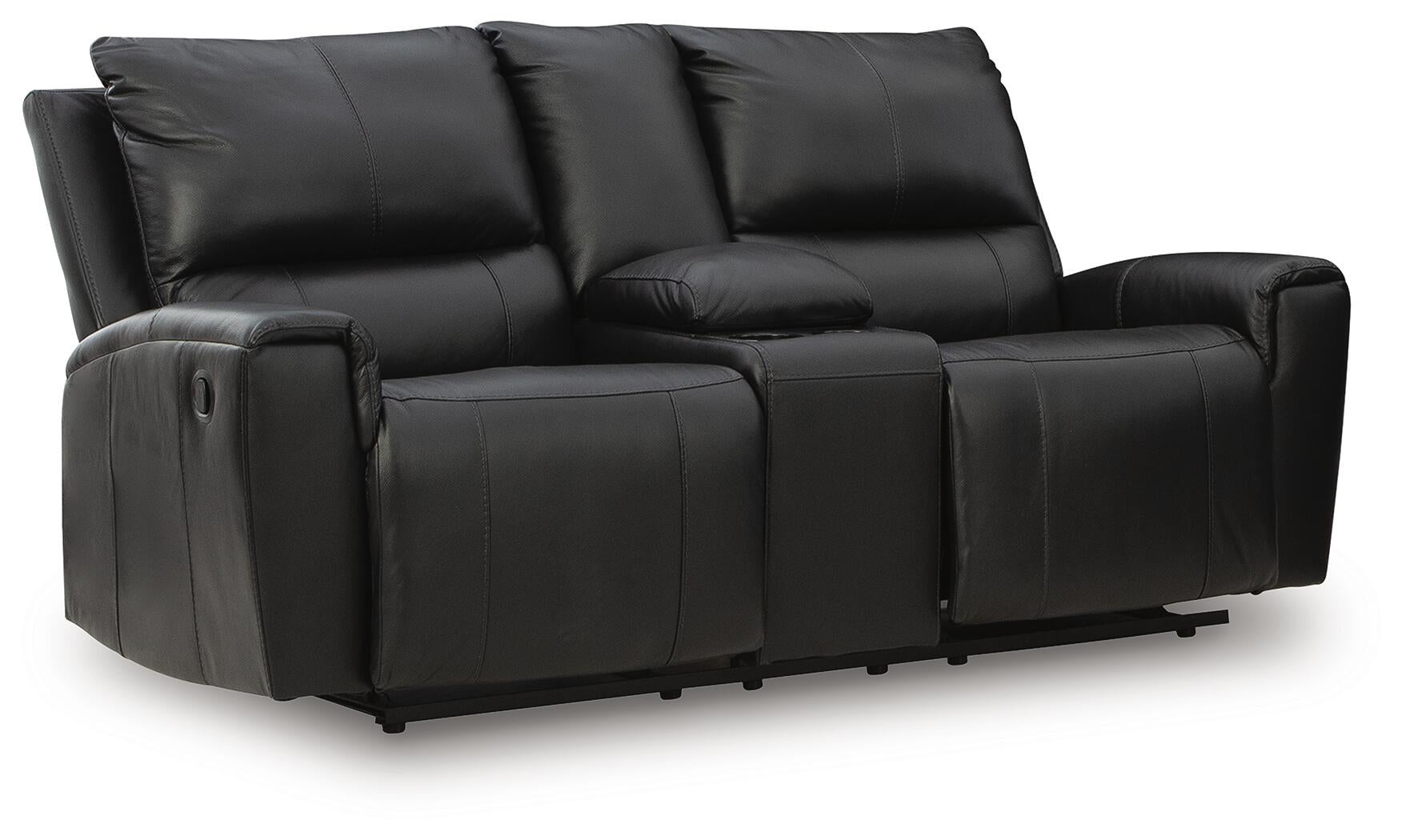 Glossmore DBL Rec Loveseat w/Console Signature Design by Ashley®