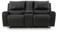 Glossmore DBL Rec Loveseat w/Console Signature Design by Ashley®