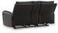 Glossmore DBL Rec Loveseat w/Console Signature Design by Ashley®