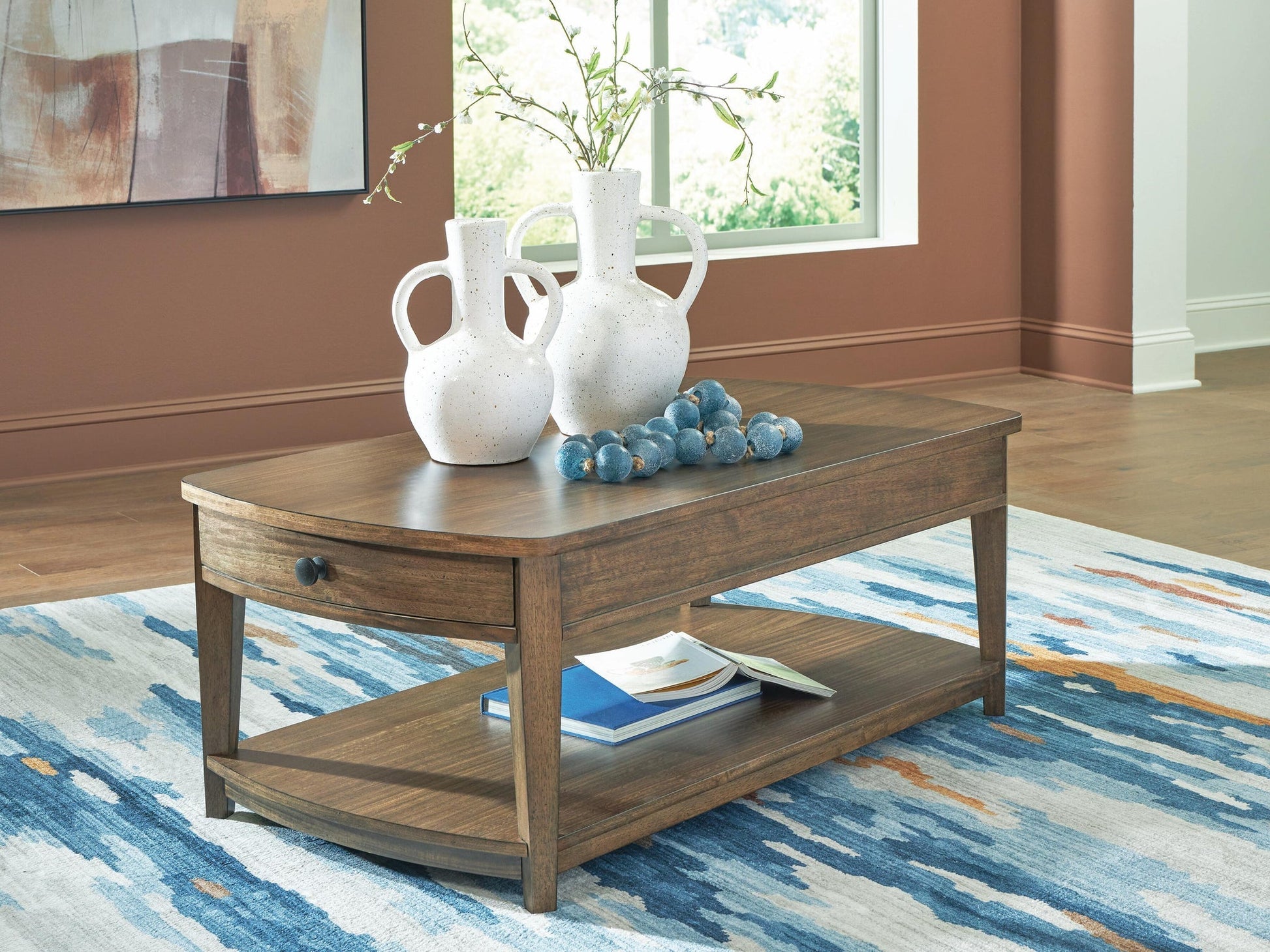Burkbyer Rectangular Cocktail Table Signature Design by Ashley®