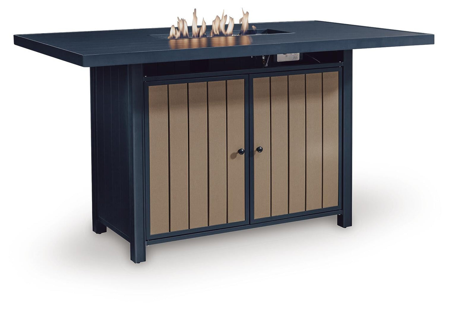 East Beach RECT Bar Table w/Fire Pit Signature Design by Ashley®