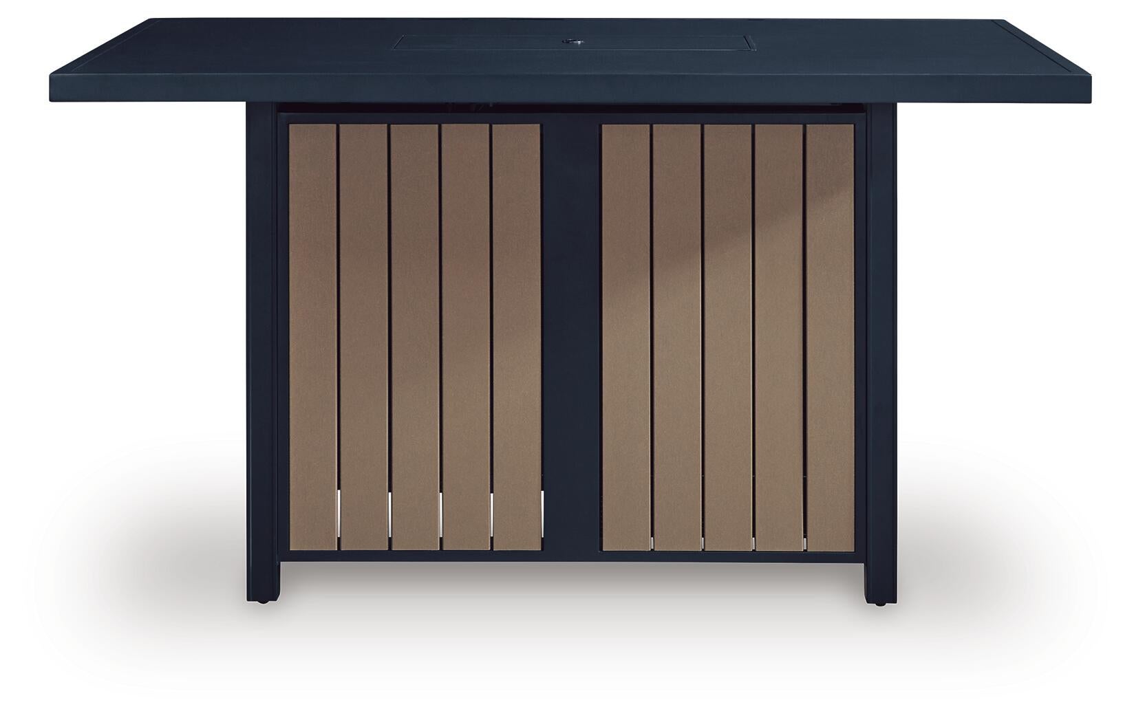 East Beach RECT Bar Table w/Fire Pit Signature Design by Ashley®